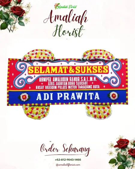 Papan Bunga Ucapan Selamat sumberjaya